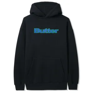 Butter Goods - Felt Logo Applique Hoodie Black