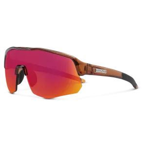 Cadence - Matte Crystal Amber   Polarized Red Mirror Lens