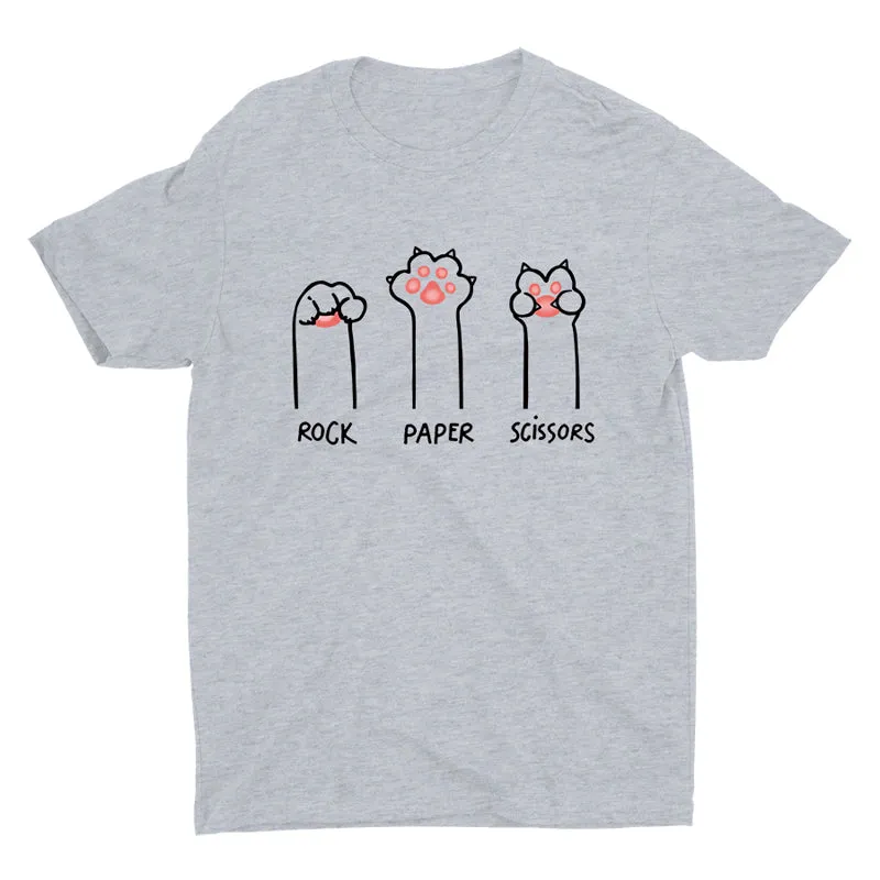 Cat Rock Paper Scissors T-shirt