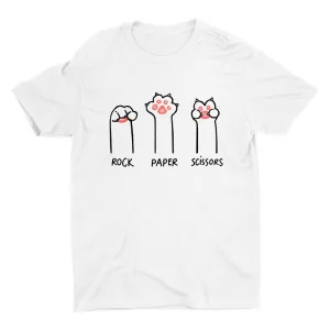 Cat Rock Paper Scissors T-shirt