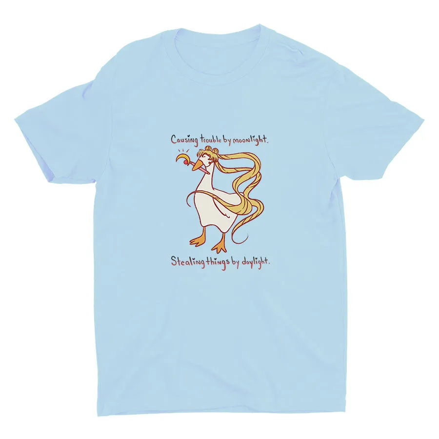 Causing Trouble By Moonlight Cotton Tee