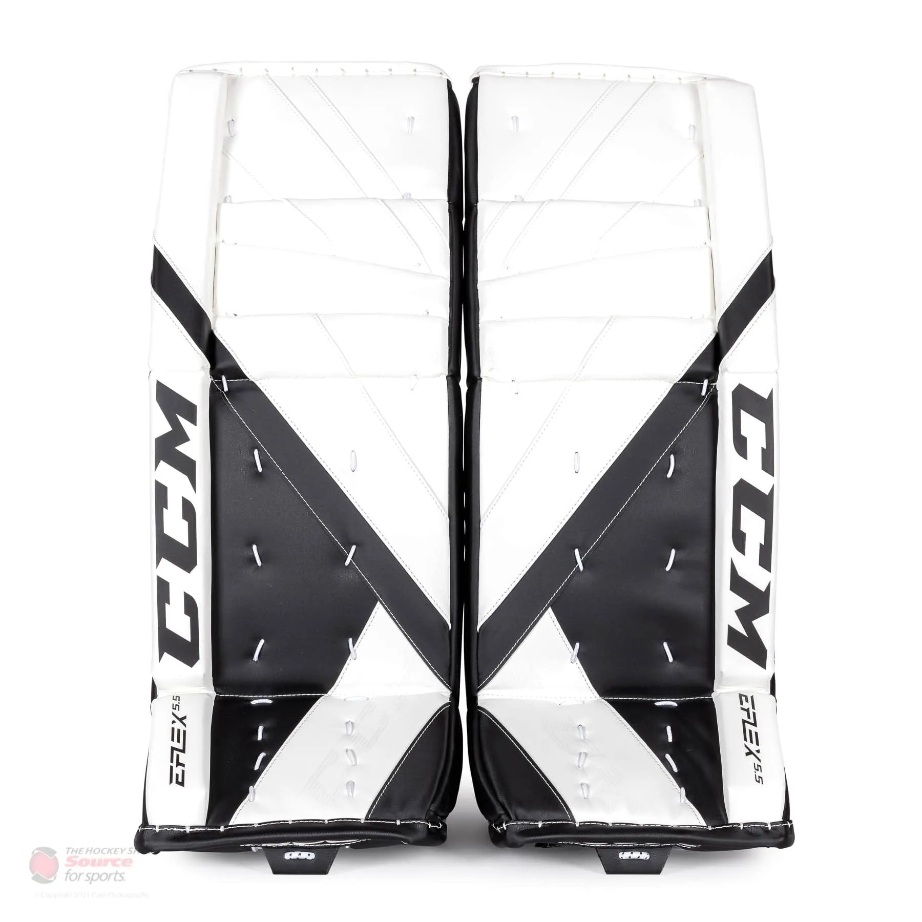 CCM Extreme Flex E5.5 Junior Goalie Leg Pads - Source Exclusive