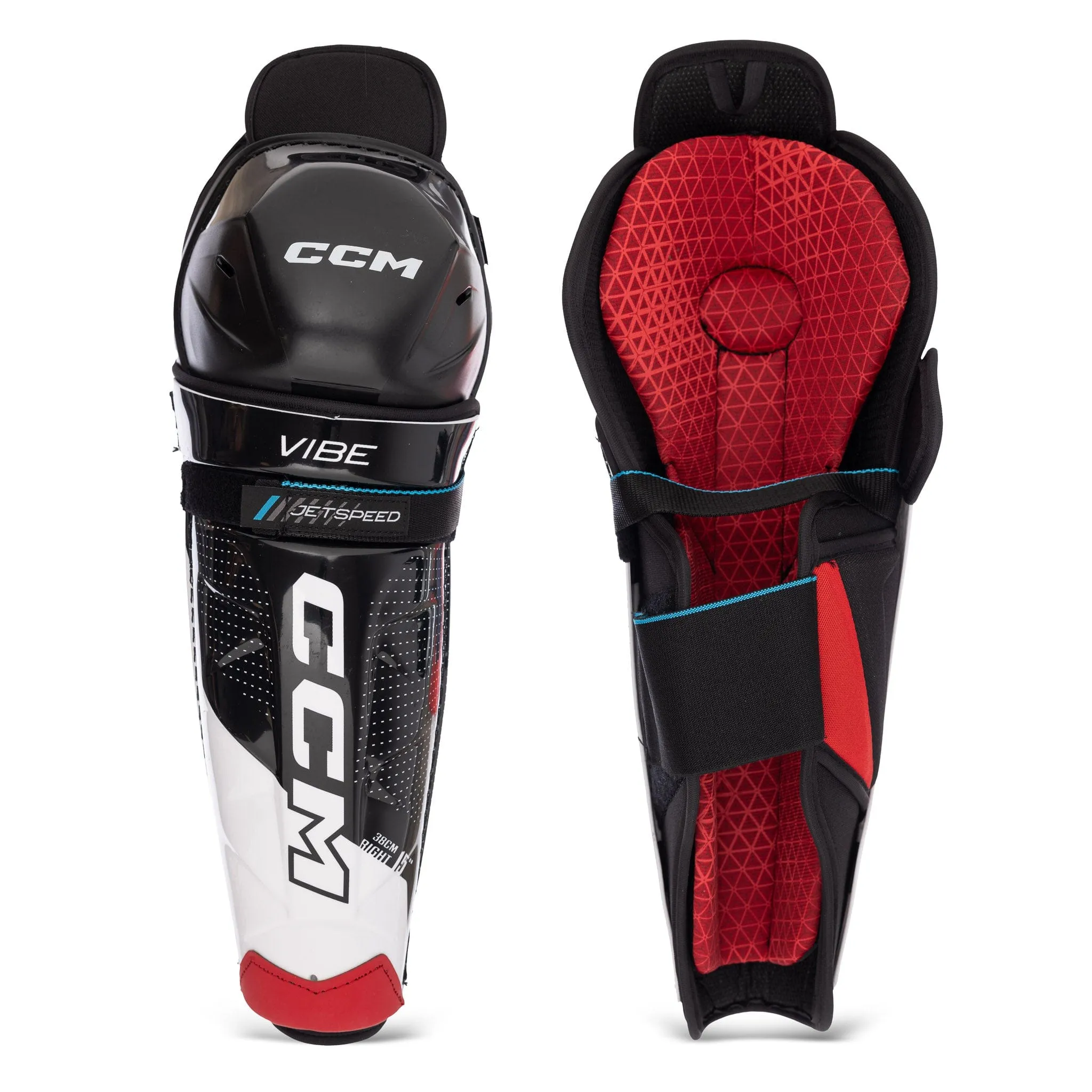 CCM Jetspeed Vibe Senior Hockey Shin Guards - (2023)
