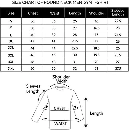 CHKOKKO Men Full Sleeve Active Wear Round Neck Regular Dry Fit Stretchable Yoga Gym Sports Tshirts (Medium, Navy Blue.)