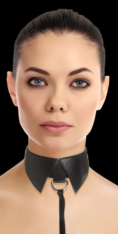 Classic Collar W / Leash - Black