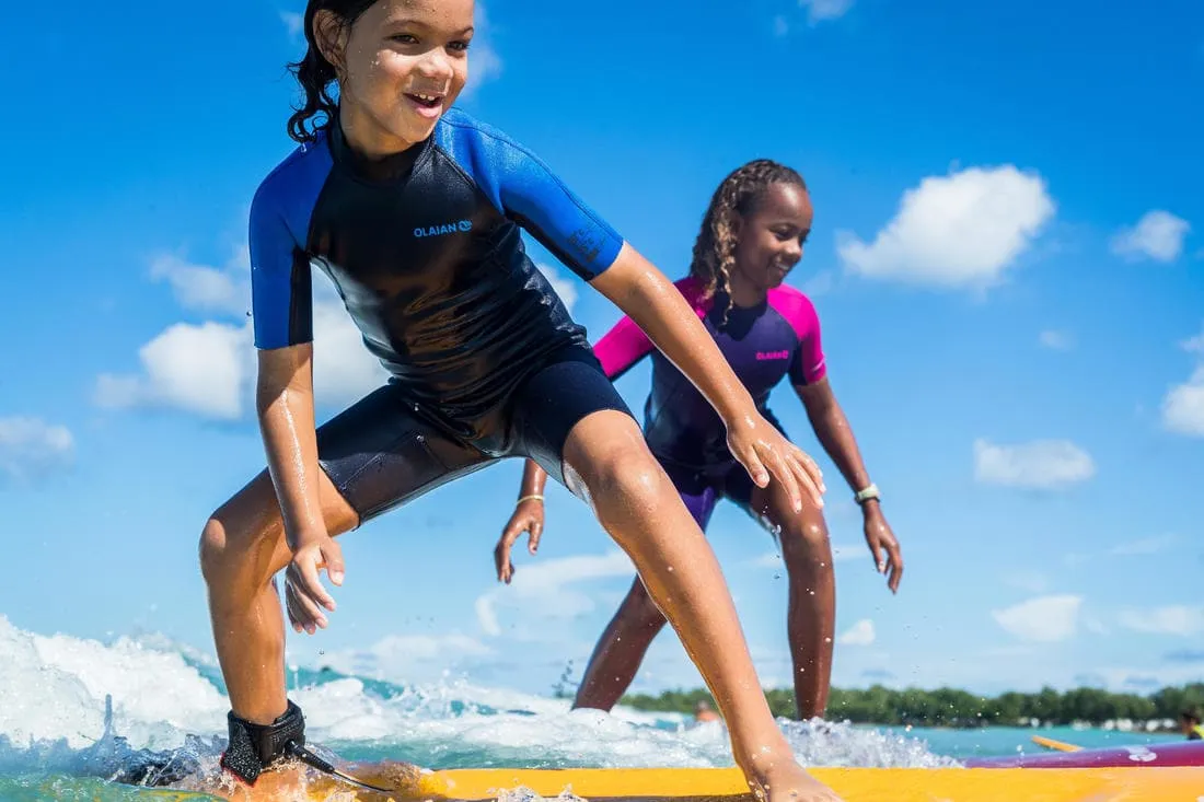 Combinaison Surf Shorty 100 Néoprène 1,5mm enfant