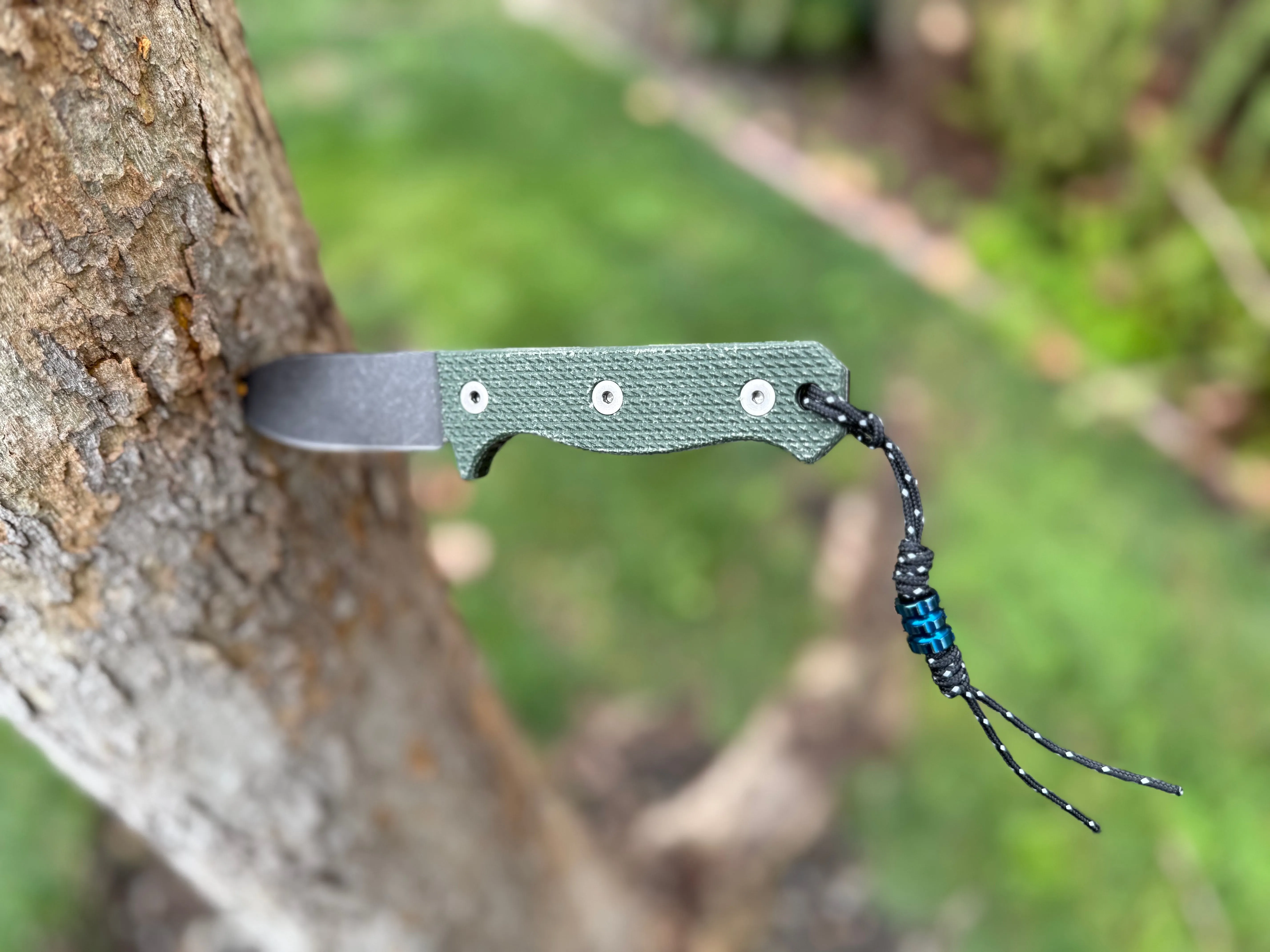 Compact R4A - Ready 4 Action Knife / D2 Fixed Blade ( MICARTA Scales ) 🔥 Coming Soon! 🔥