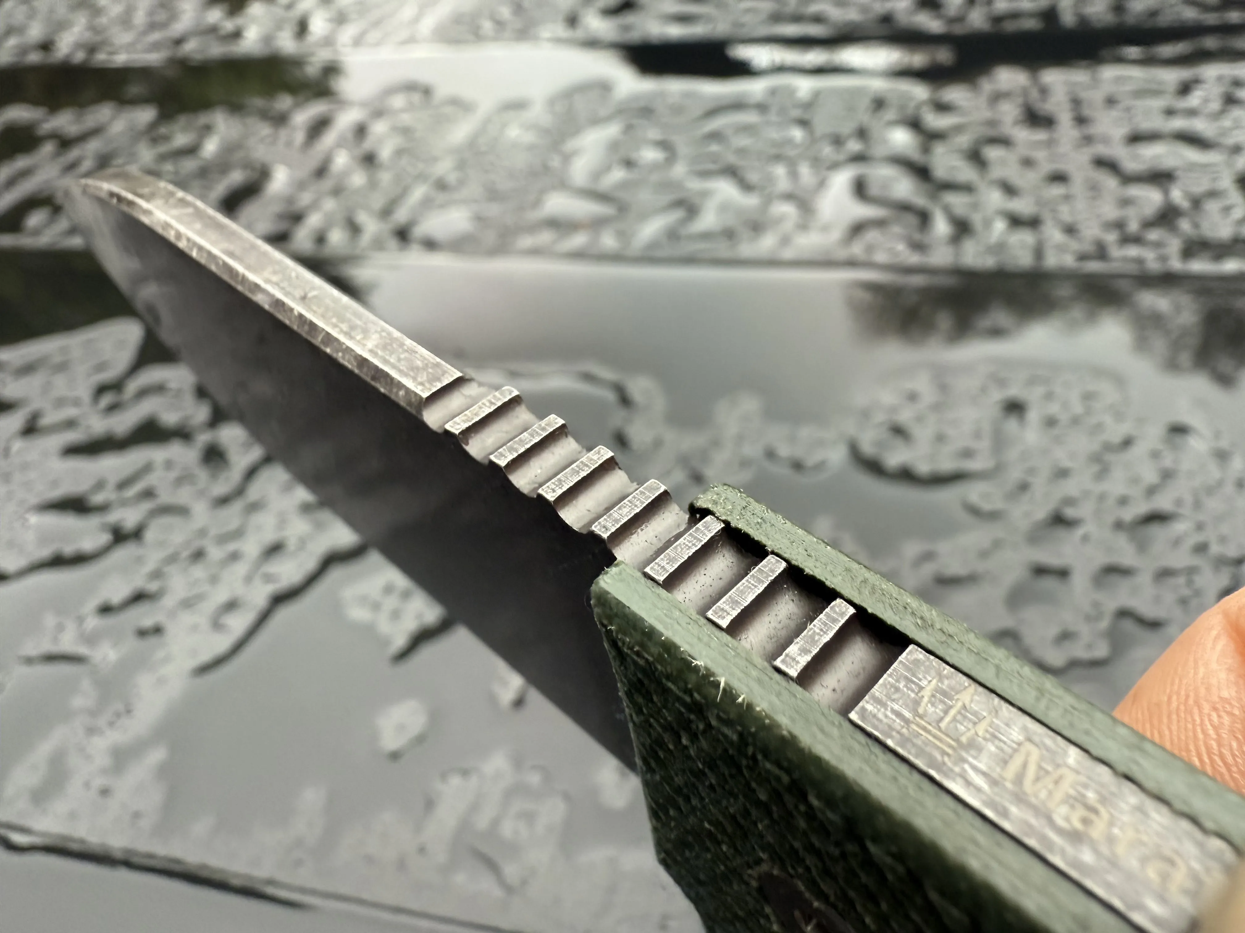 Compact R4A - Ready 4 Action Knife / D2 Fixed Blade ( MICARTA Scales ) 🔥 Coming Soon! 🔥