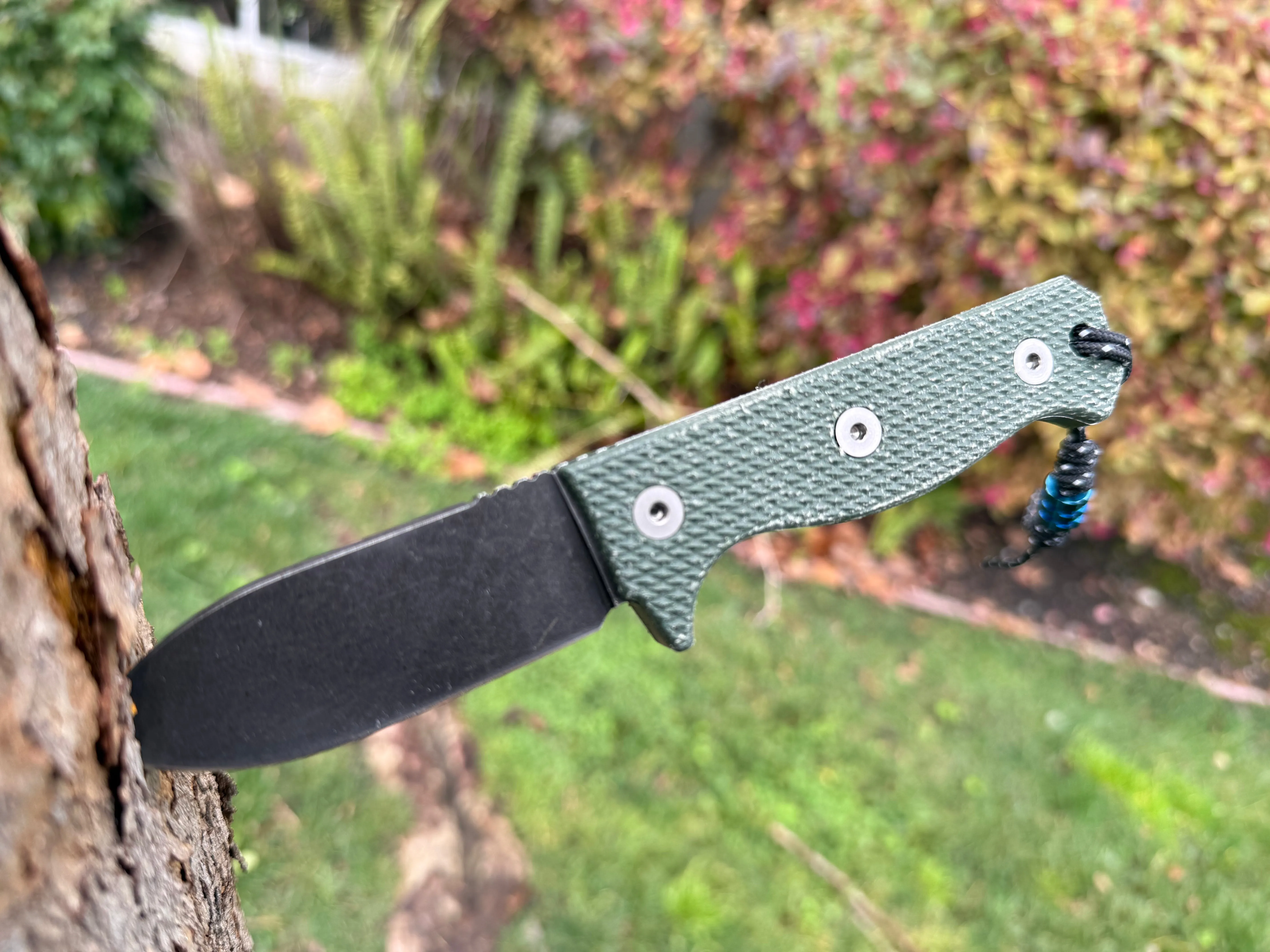 Compact R4A - Ready 4 Action Knife / D2 Fixed Blade ( MICARTA Scales ) 🔥 Coming Soon! 🔥