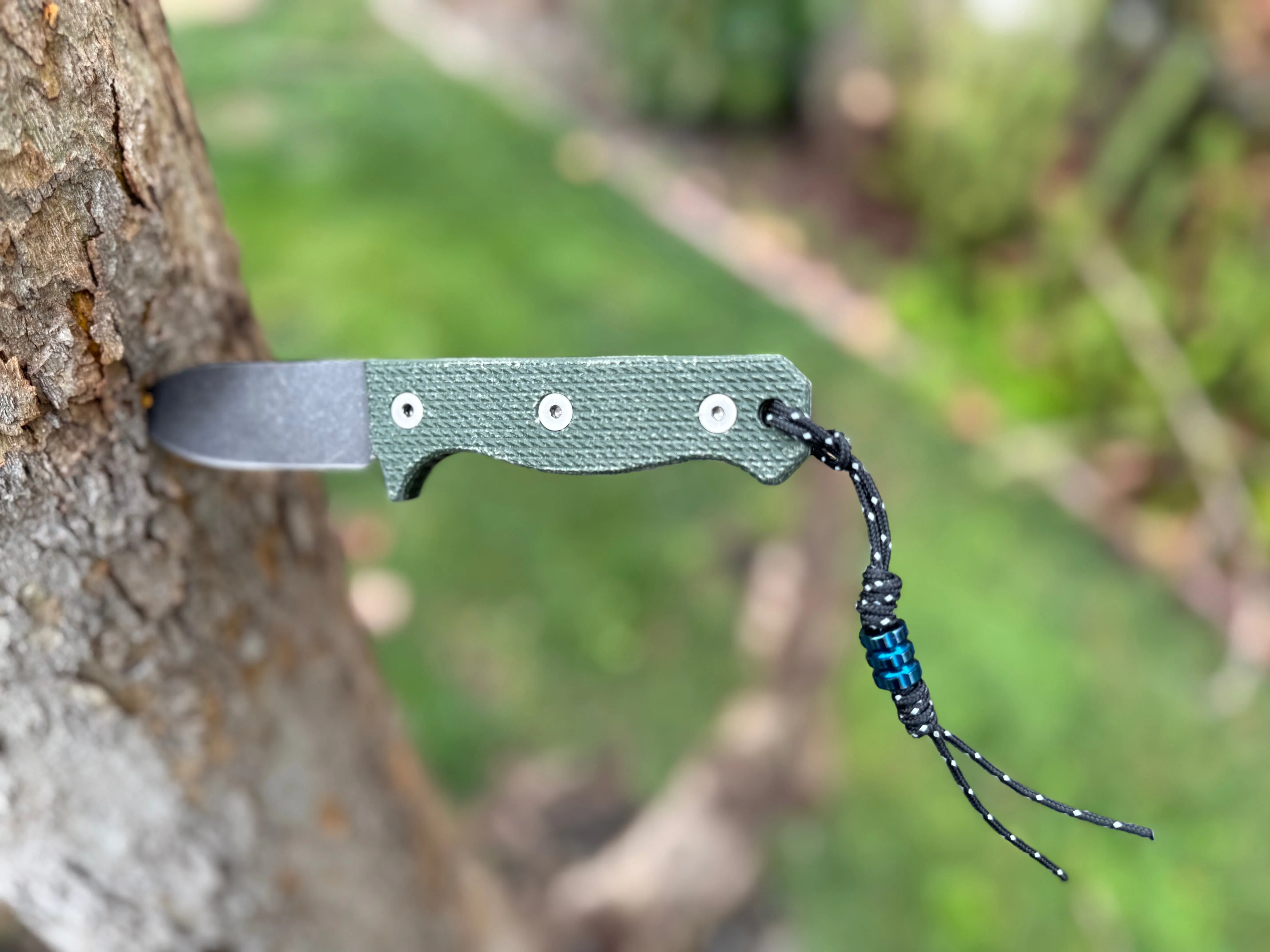 Compact R4A - Ready 4 Action Knife / D2 Fixed Blade ( MICARTA Scales ) 🔥 Coming Soon! 🔥