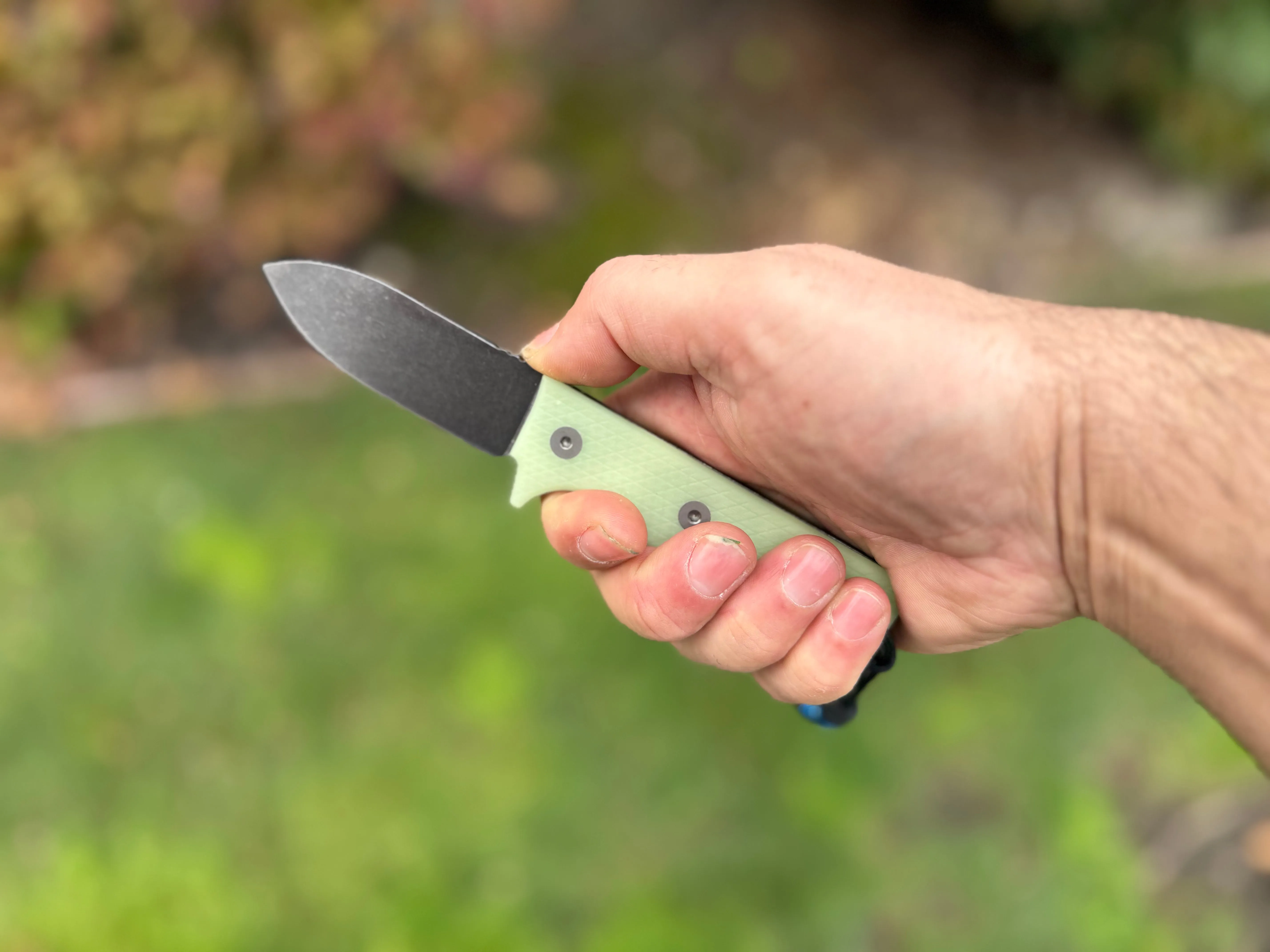 Compact R4A - Ready 4 Action Knife / D2 Fixed Blade ( UGM GLOW Scales ) 🔥 Coming Soon! 🔥