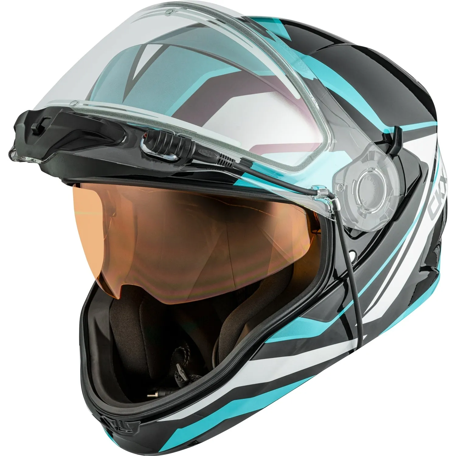 CONTACT KNIGHT HELMET - ELECTRIC DOUBLE LENS