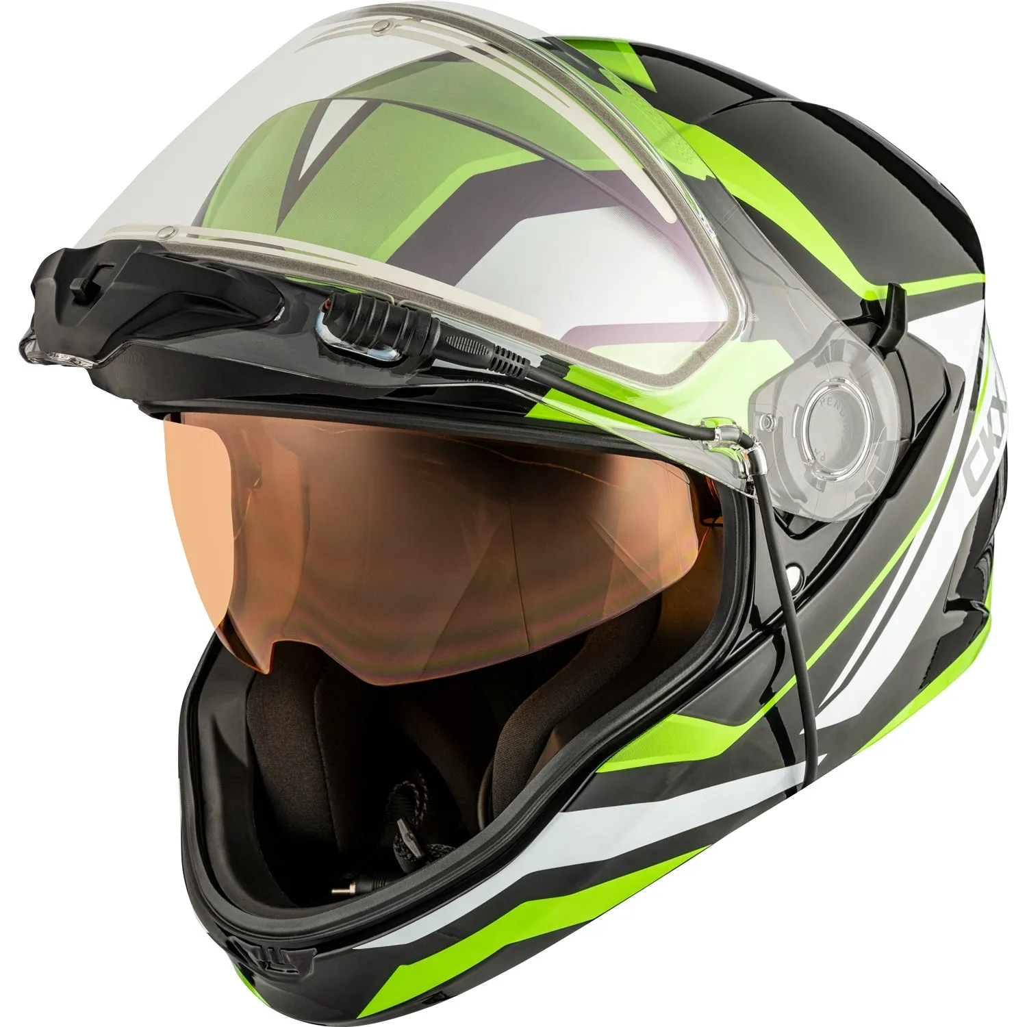 CONTACT KNIGHT HELMET - ELECTRIC DOUBLE LENS