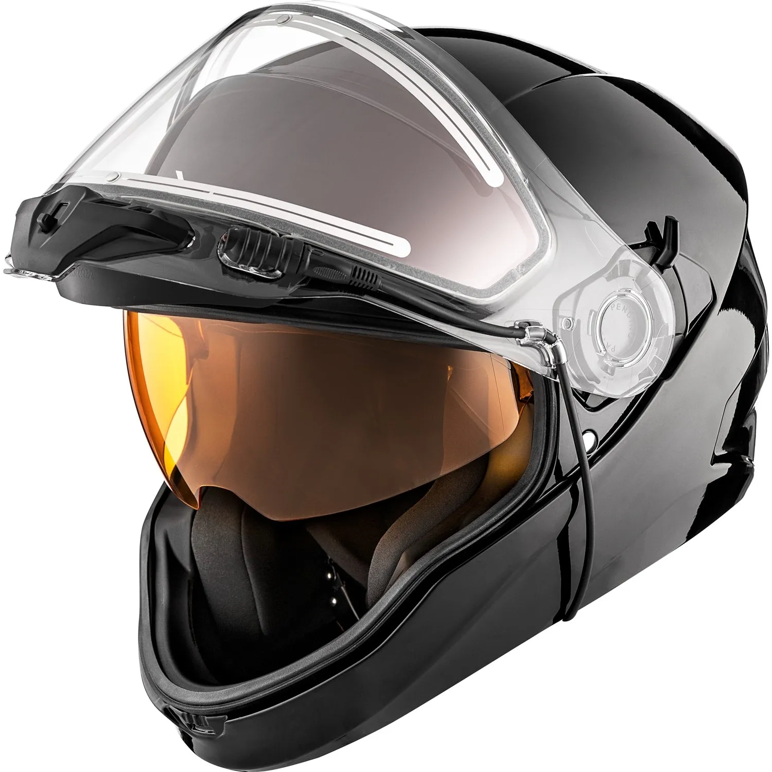 CONTACT SOLID HELMET - ELECTRIC DOUBLE LENS