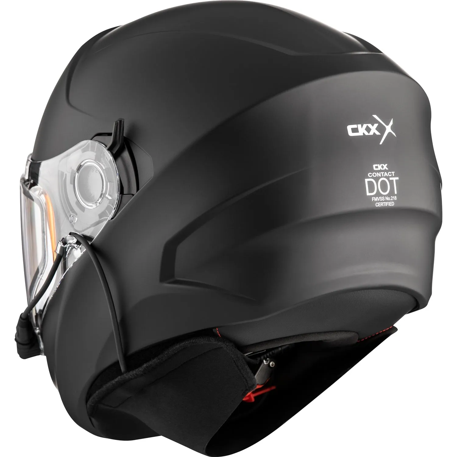 CONTACT SOLID HELMET - ELECTRIC DOUBLE LENS