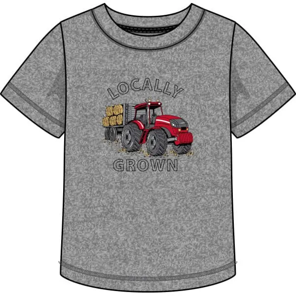 CR Sports Grey Locally Grown Tractor Tee