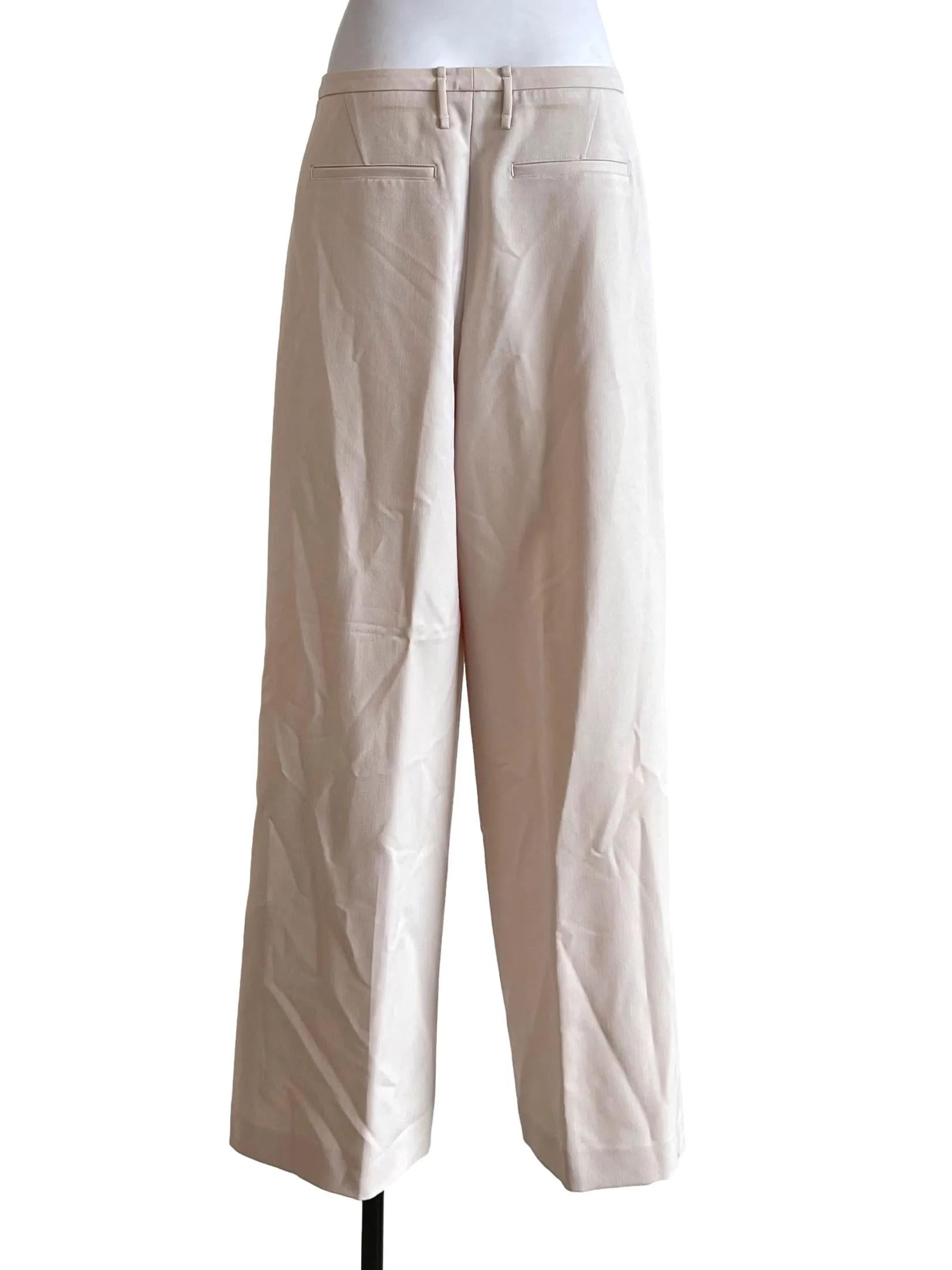 Cream White Straight Pants LB