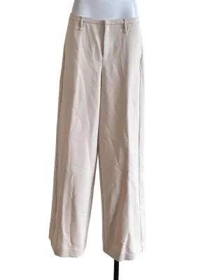 Cream White Straight Pants LB