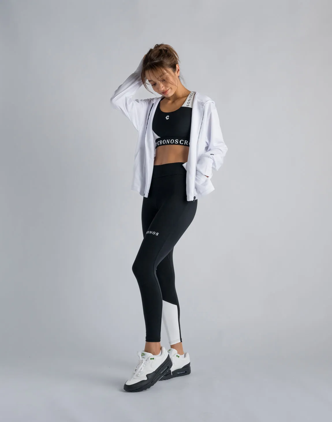 CRONOS WOMEN OUTDOOR UV CUT HOODIE【WHITE】