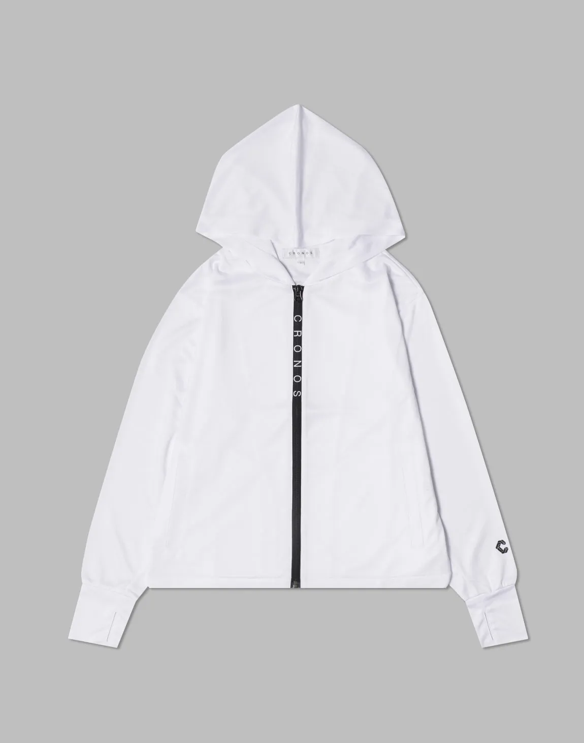 CRONOS WOMEN OUTDOOR UV CUT HOODIE【WHITE】