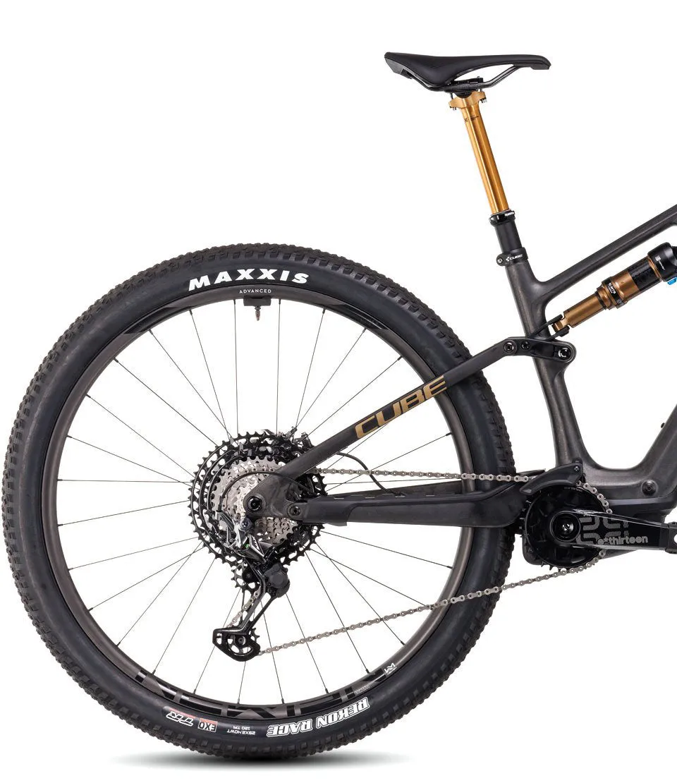Cube AMS Hybrid One44 C:68X SLT 400X Electric Mountain Bike 2024 - Carbon