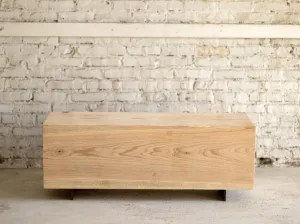 Cypress Wood Beam Bench | Large Reclaimed Wood Bench
