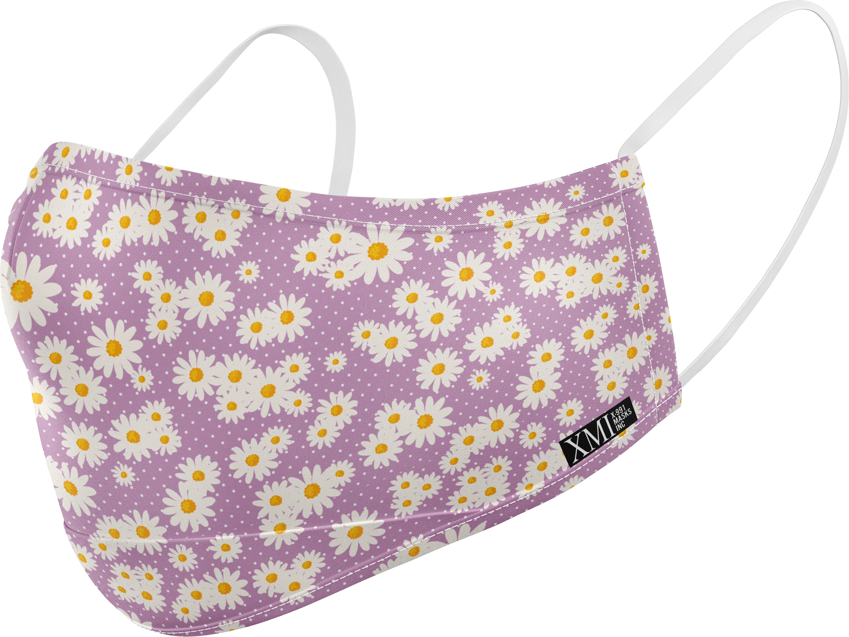 Daisy Floral printed mask for Kids