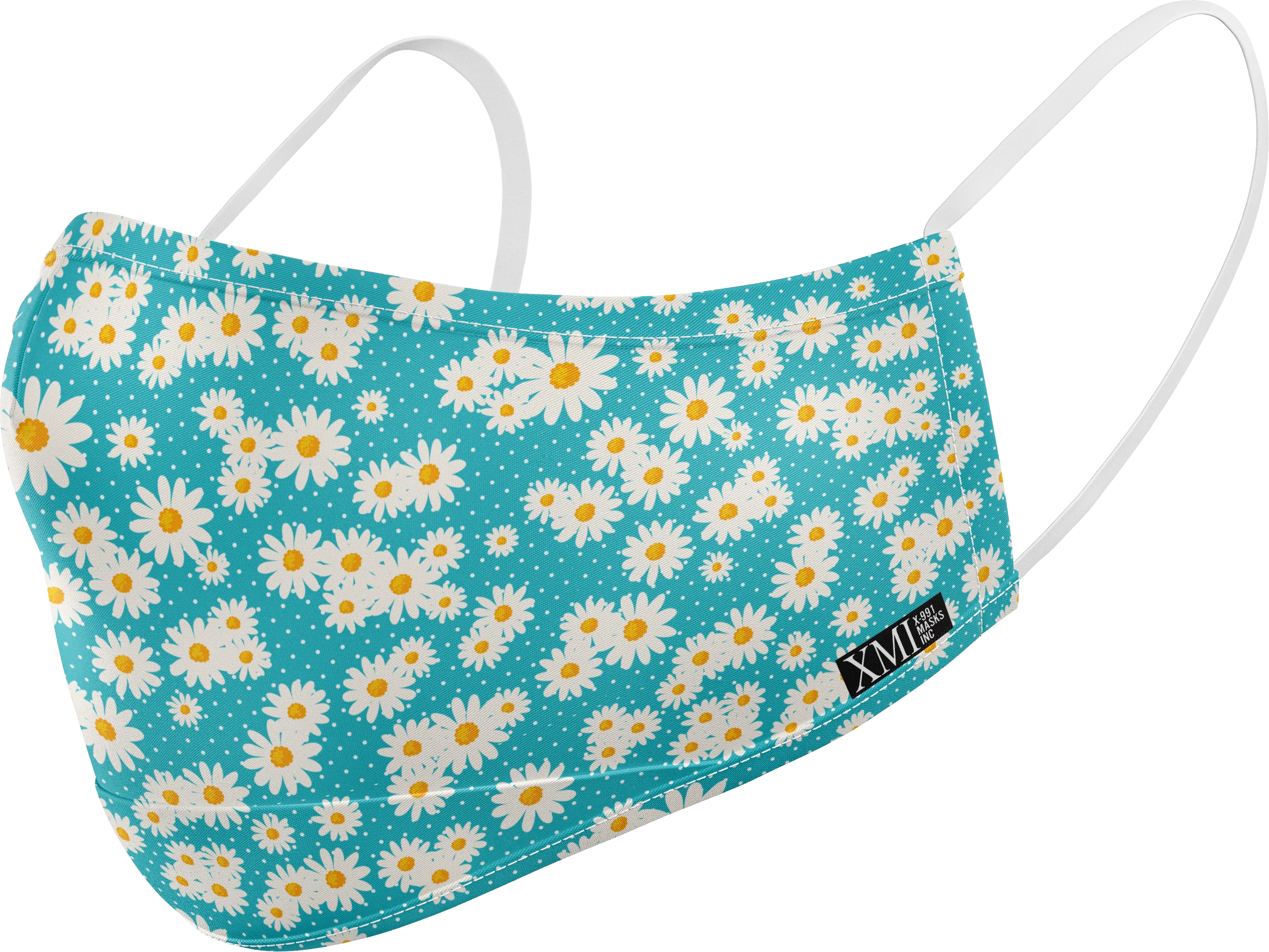Daisy Floral printed mask for Kids