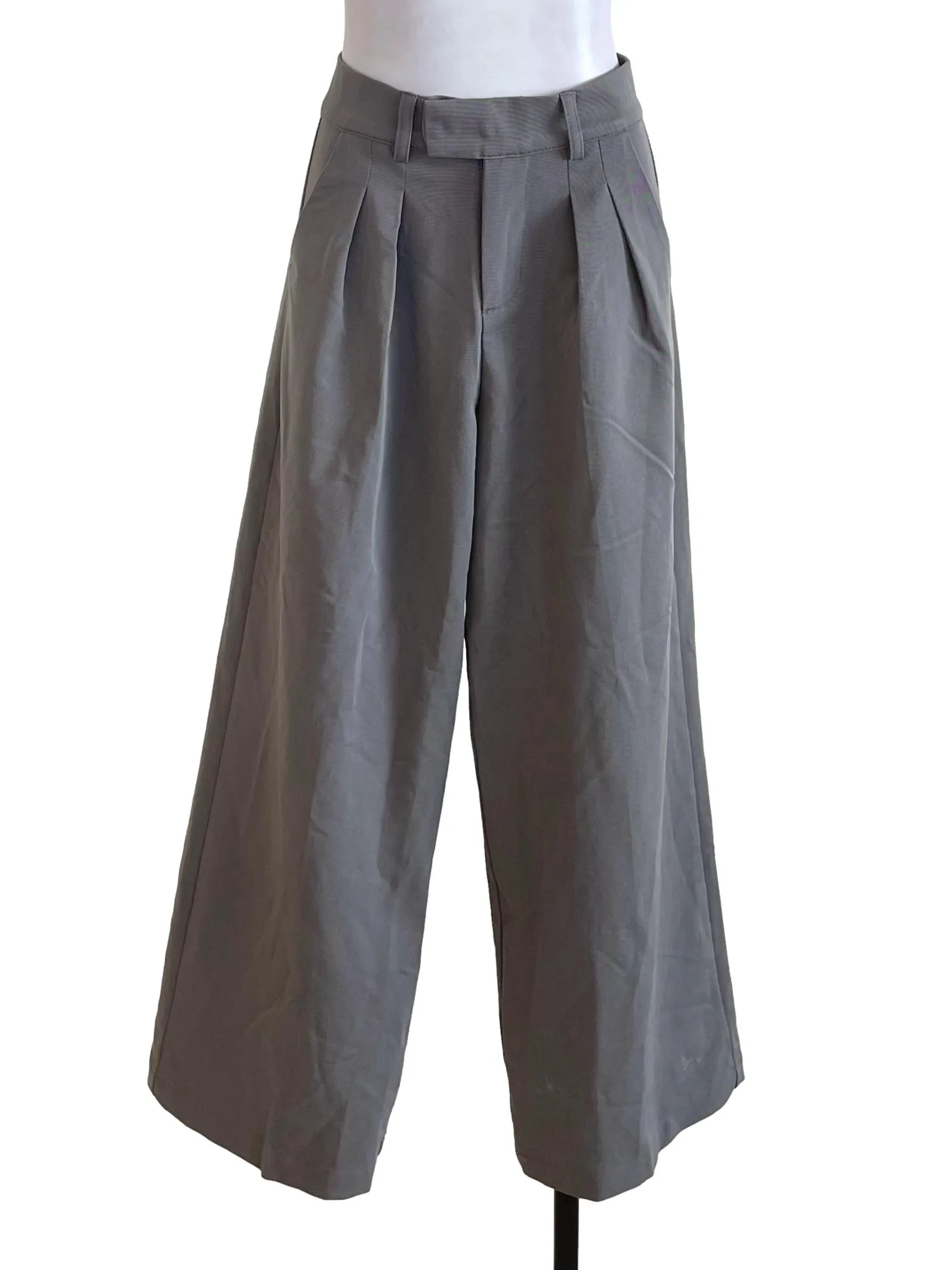 Dark Grey Straight Pants