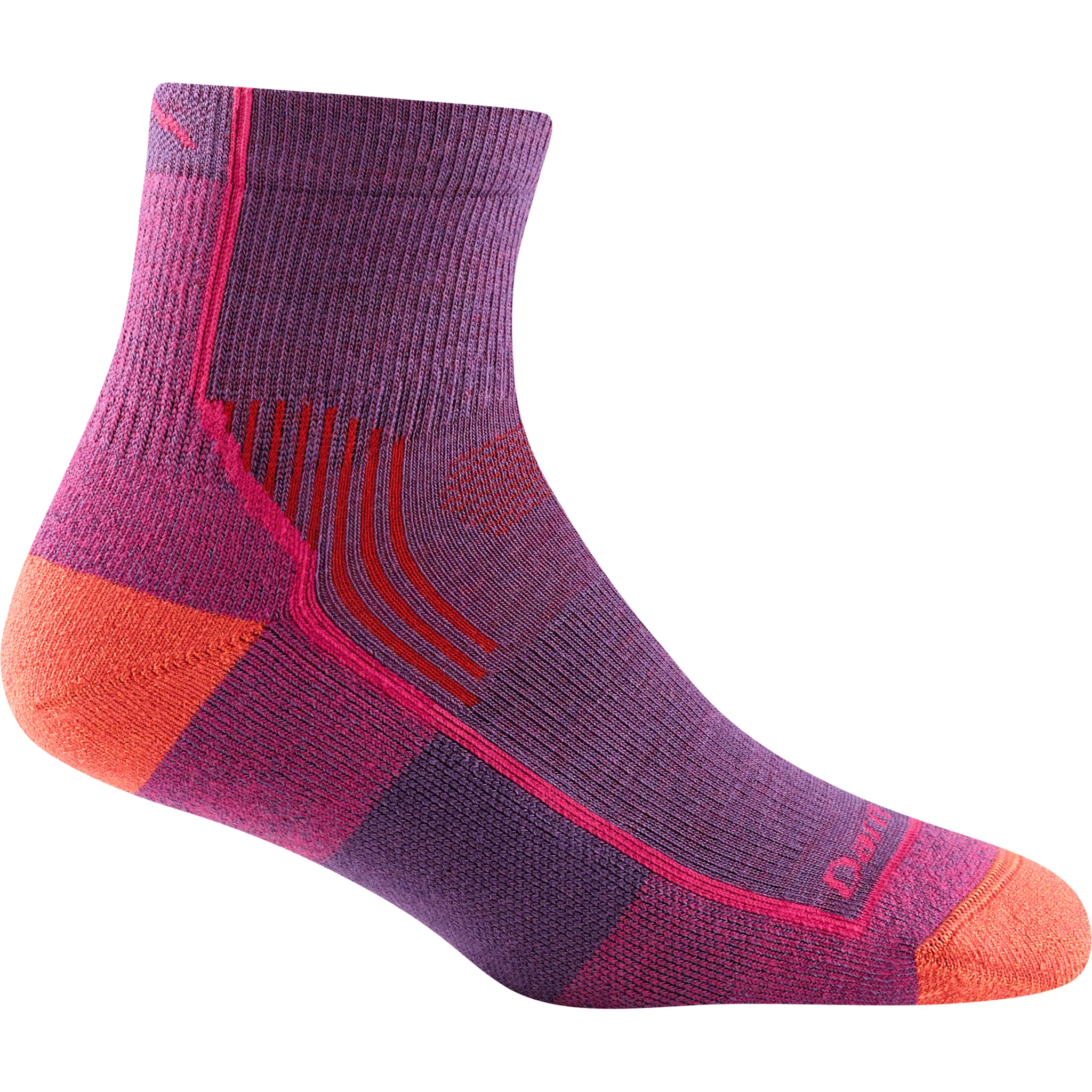 Darn Tough Womens Hiker Quarter Midweight Hiking Socks