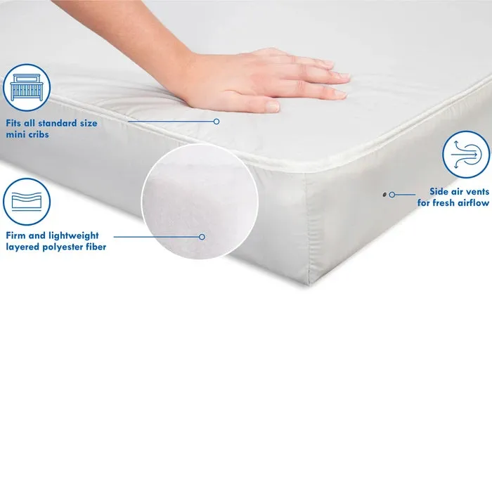 daVinci Complete Slumber Waterproof Mini Crib Mattress