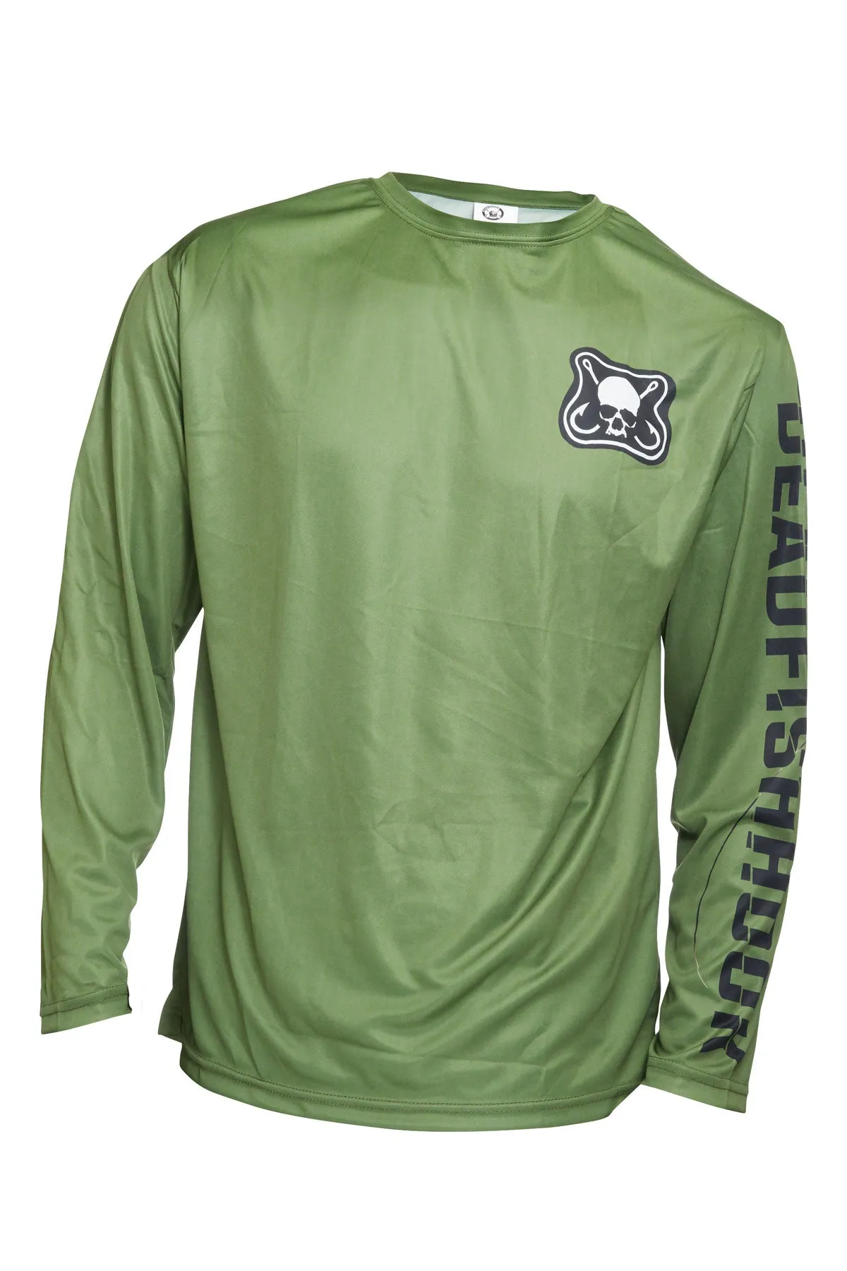 Dead Fish Hook Patch Long Sleeve Tee