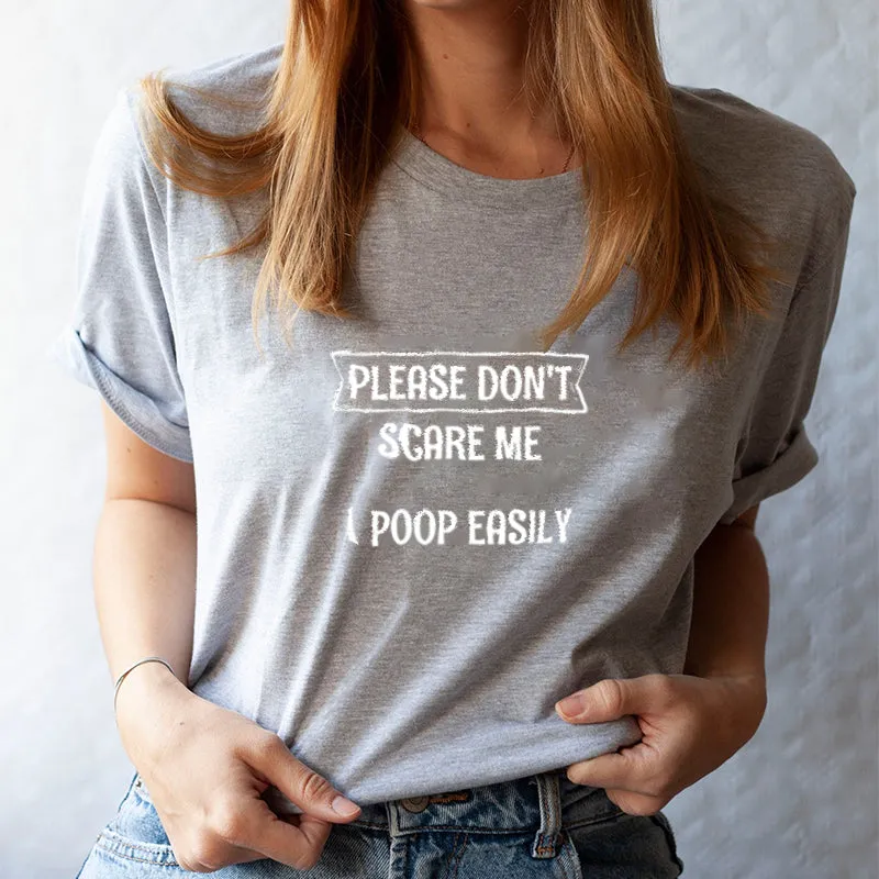 DON′T SCARE ME Cotton Tee