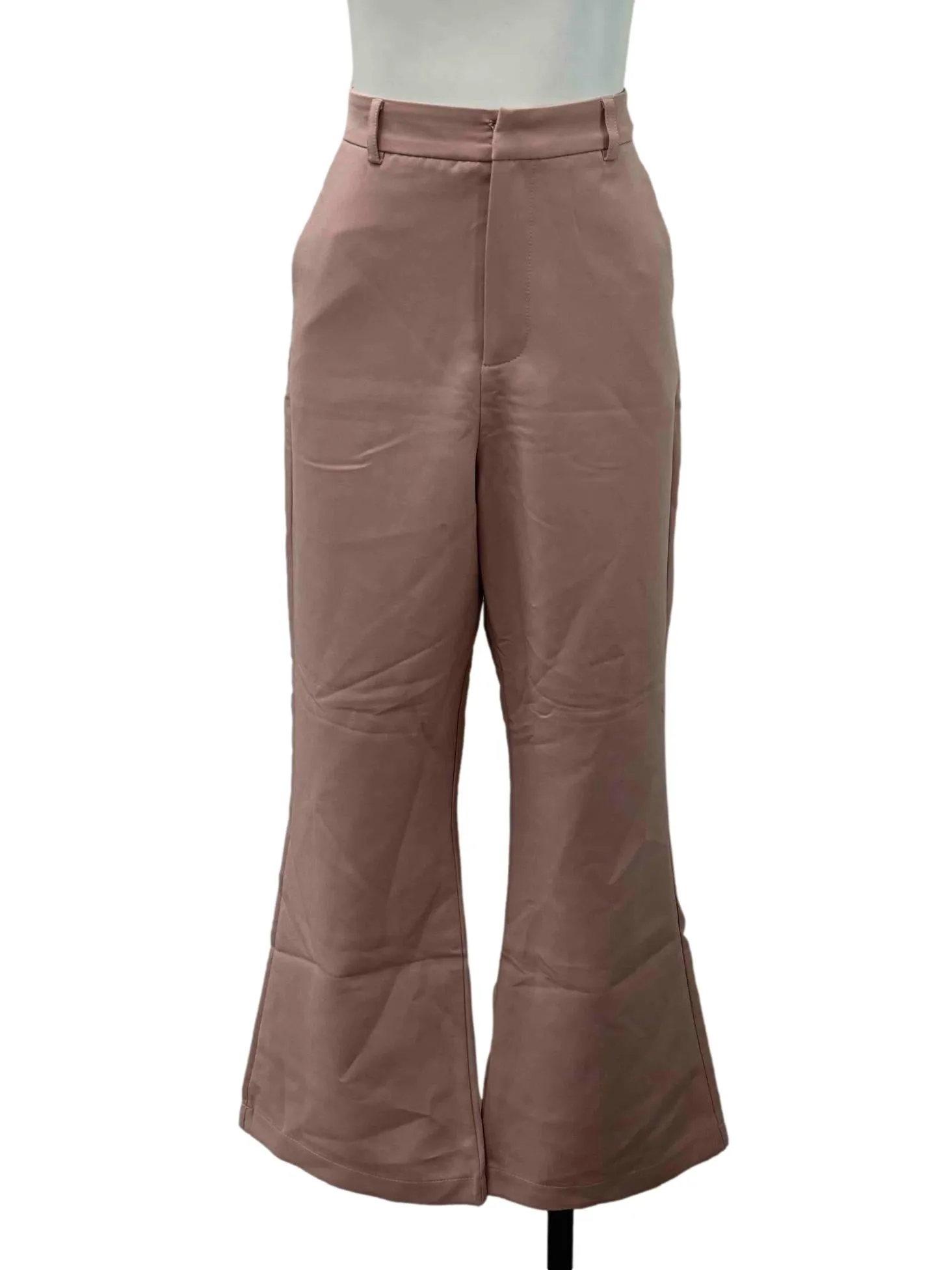 Dusty Pink Flare Pants