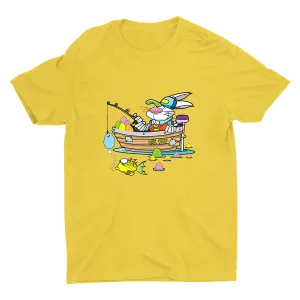Easter Fishing Printed Cotton Tee