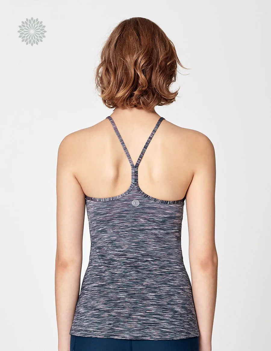 easyoga LA-VEDA Freedom Tank12 - D60 Layer Pinky/Gray Stripe