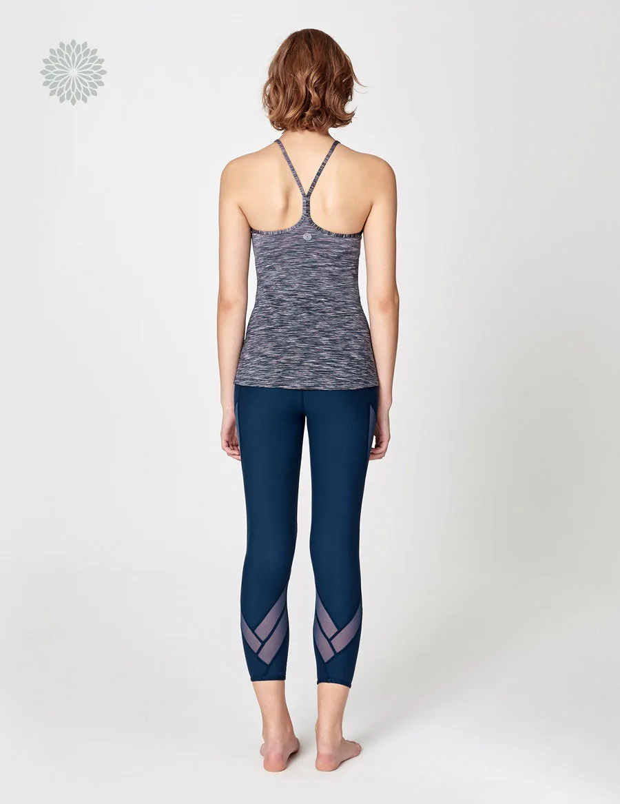 easyoga LA-VEDA Freedom Tank12 - D60 Layer Pinky/Gray Stripe
