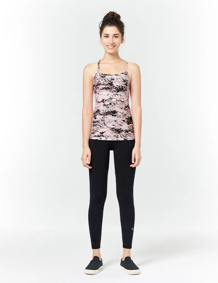 easyoga LA-VEDA Freedom Tank13 - FC5 Mottled Pink