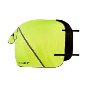 Equisafety Hi Vis Waterproof Quarter Sheet - Yellow