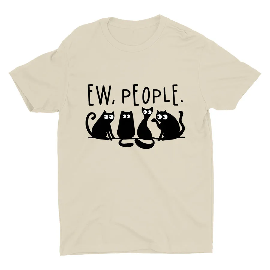 Ew People Cats Cotton Tee