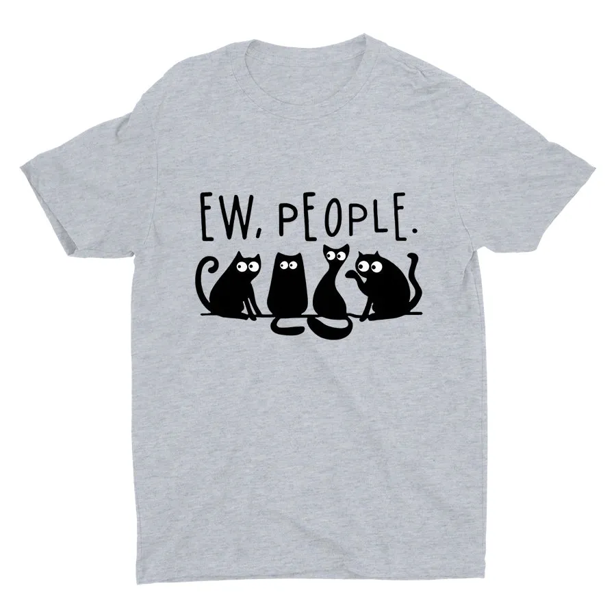 Ew People Cats Cotton Tee