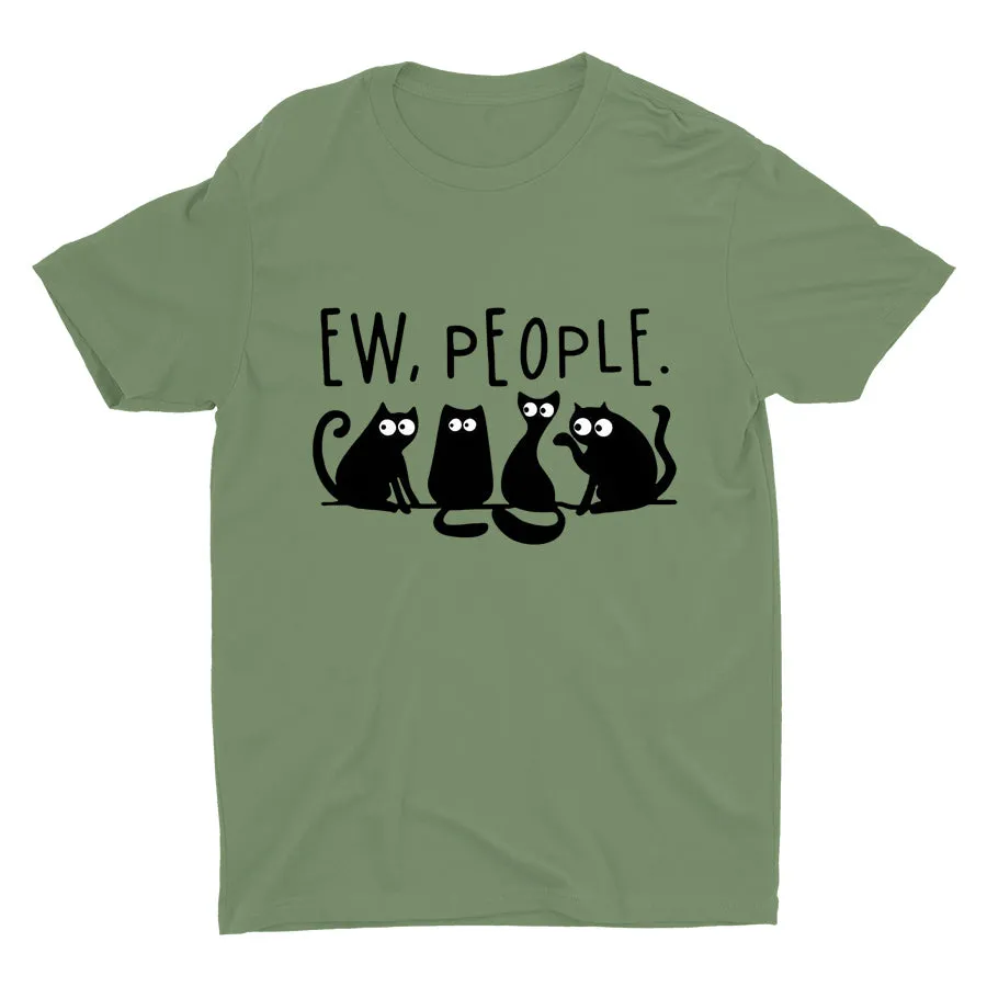 Ew People Cats Cotton Tee