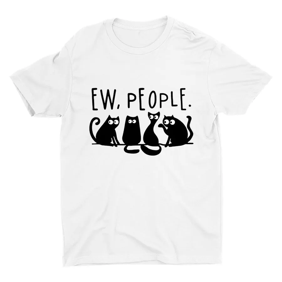 Ew People Cats Cotton Tee