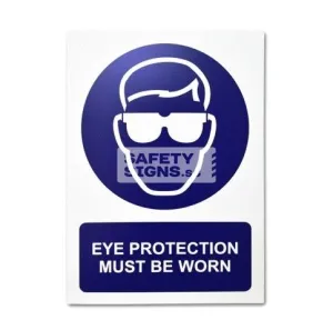 Eye Protection Must Be Worn (M001_ALU)