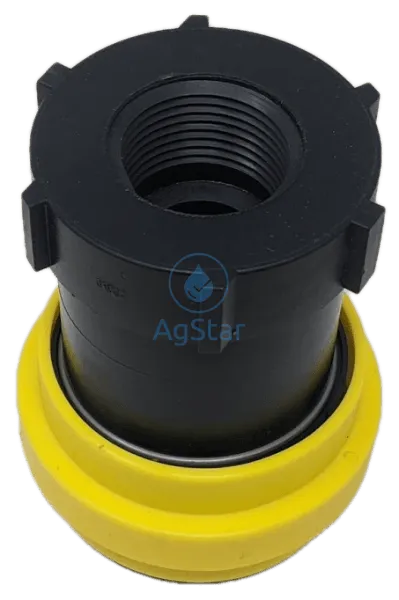 FEMALE DRY POPPET COUPLER, 1" FEMALE NPT THREADS