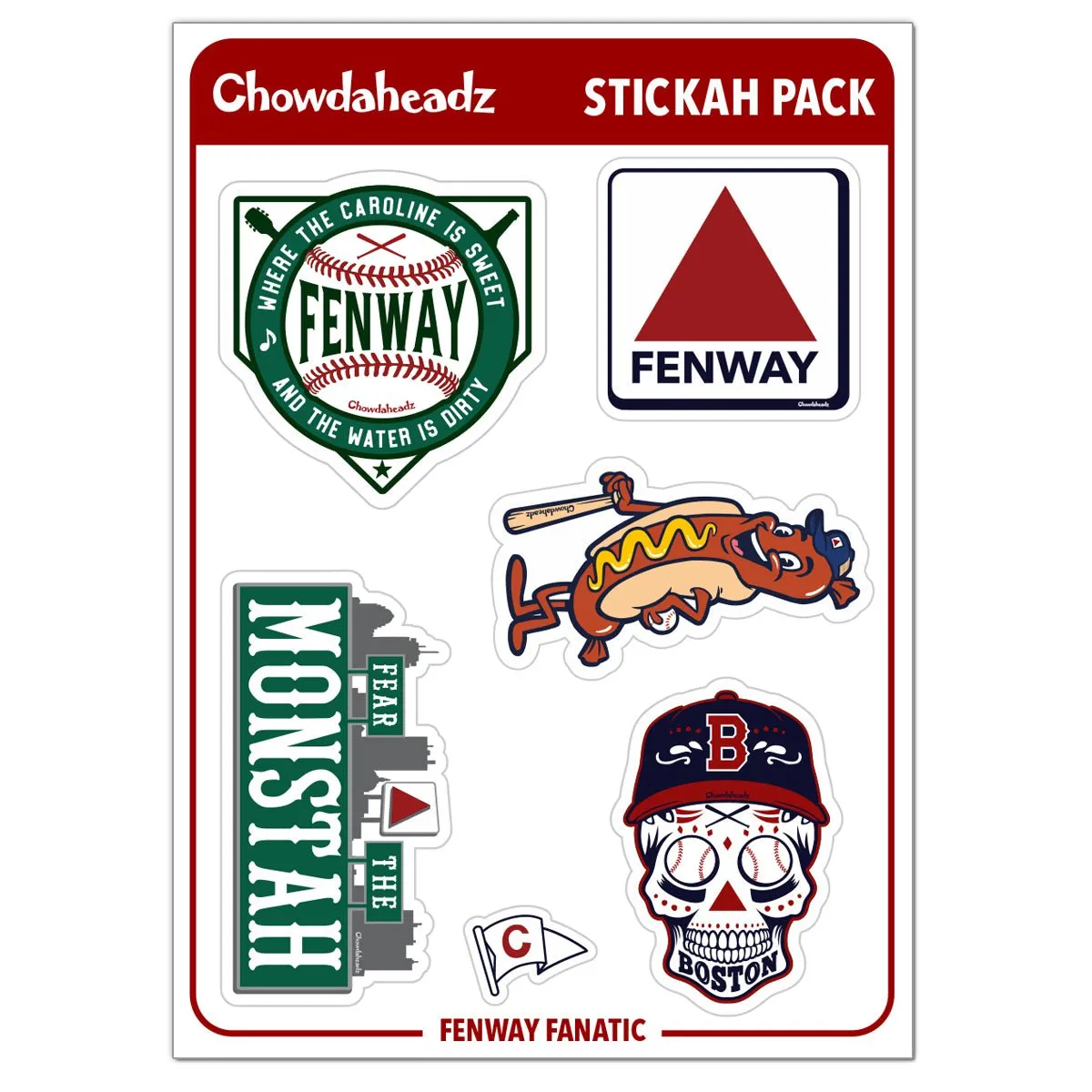 Fenway Fanatic Sticker Pack
