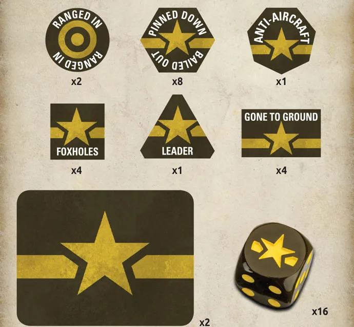 Flames of War: American Fighting First Gaming Set