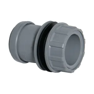 FloPlast Push Fit Waste Tank Connector 32mm Grey (Pack of 10)