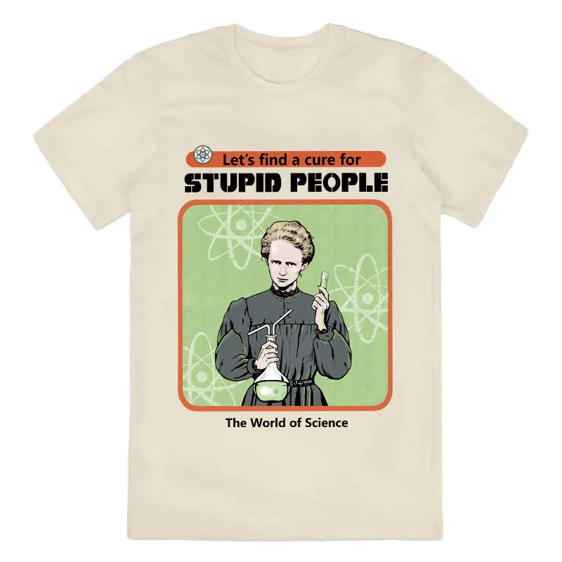 For Stupid People Cotton Tee