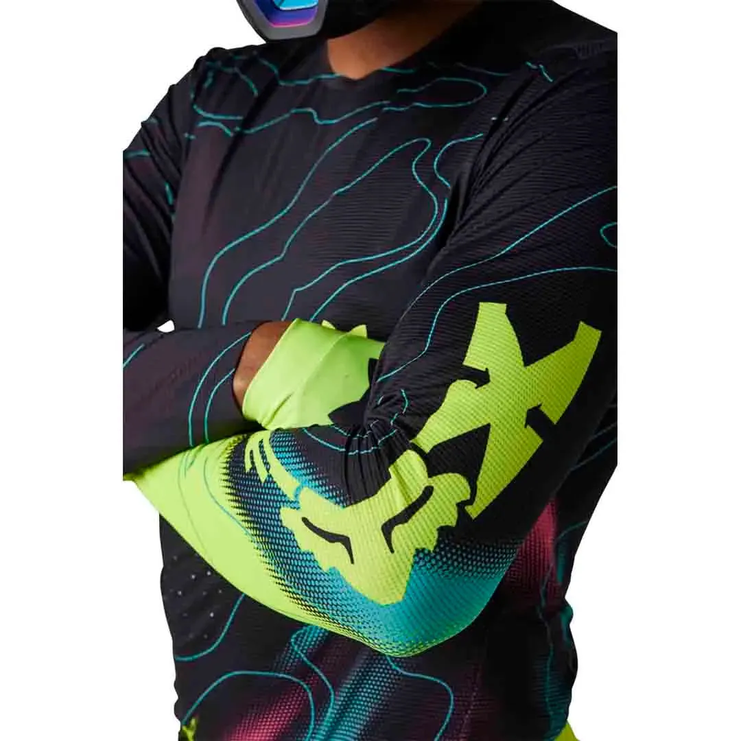 Fox FLEXAIR Lunar Jersey Black 2023
